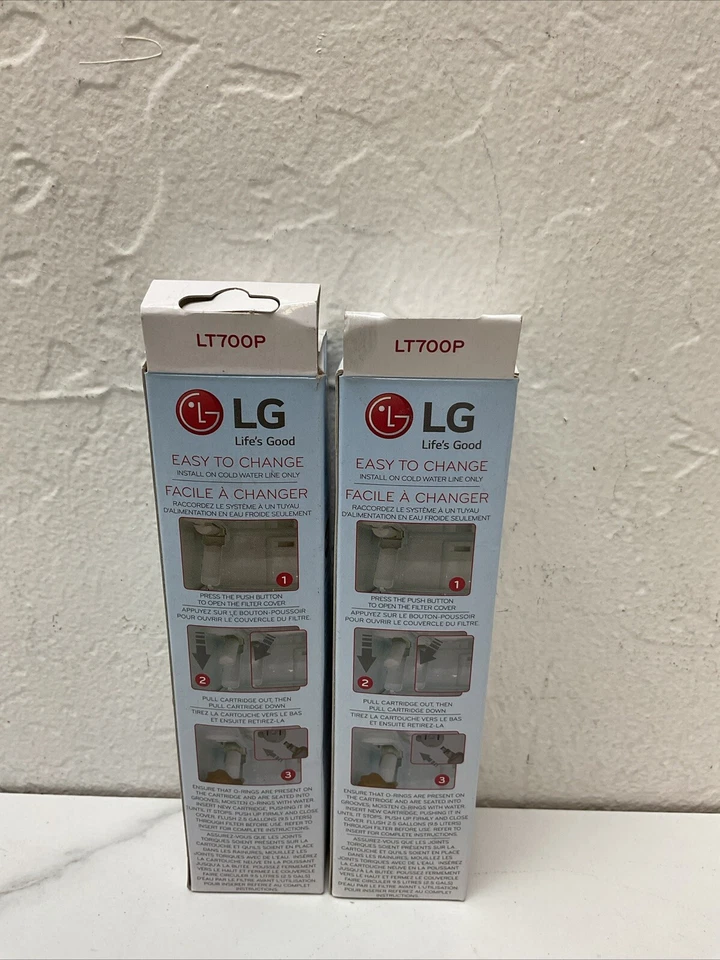 (2 PACK) LG LT700P Refrigerator Water Filter 6 Month / 200 Gallon - Image 2 of 4