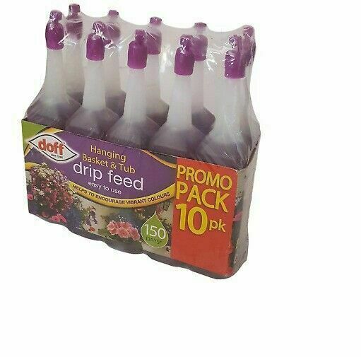 Doff DP1045 Drip Feeders Hanging Basket and Tub Pack of 10 for sale