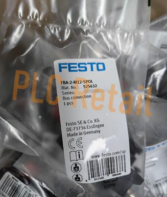 5PCS NEW 525632 FBA-2-M12-5POL Bus connection FedEx or DHL