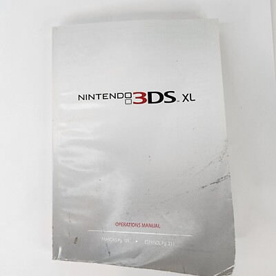 Nintendo 3DS XL MANUAL ONLY No Games Or Consoles Different Languages 