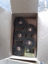 WEILER 17617 Crimped Wire Wheel Brush,Stem,3 in. '5' pieces