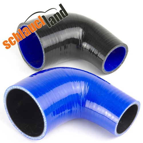 Curva Riduzione TUBO flessibile 90°Gradi SILICONE Manicotto Riduttore Vuoto Aria - Afbeelding 5 van 7