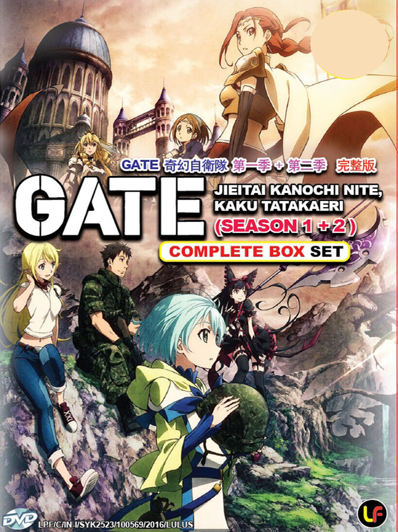 Gate Jieitai Kanochi Nite Kaku Tatakaeri Season 1 & 2 Japanese Anime DVD  for sale online