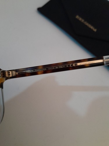 Dolce & Gabbana ANGEL DG 4354 Havana Brown Crystal Sunglasses With Case Used - Picture 12 of 17