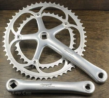 Vintage Campagnolo Record 9 RoadBike CRANKS 170mm 53t39t Chainrings Tour Bicycle