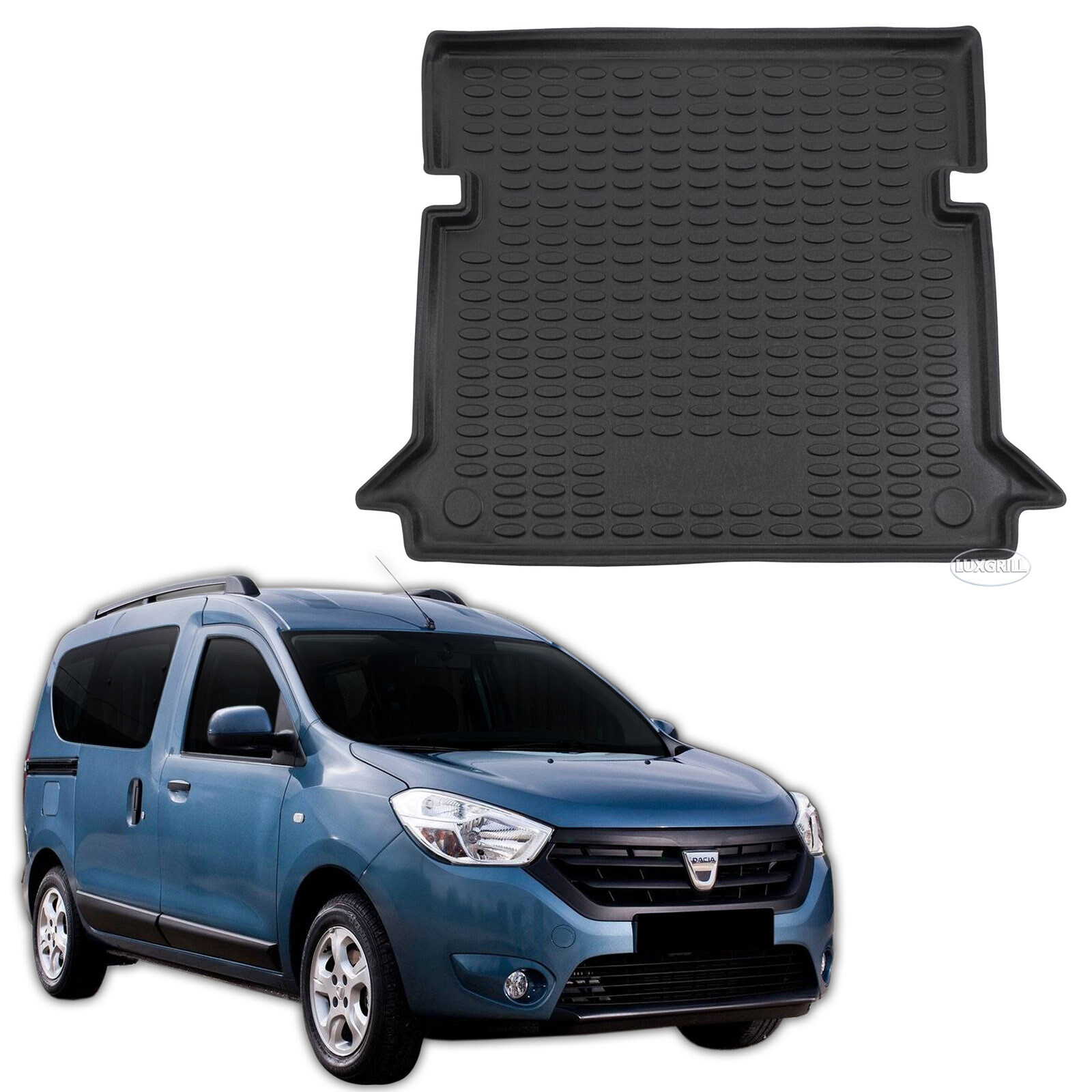 Tapis de coffre Dacia Dokker 2013-2021 idéal pour chien et matériel
