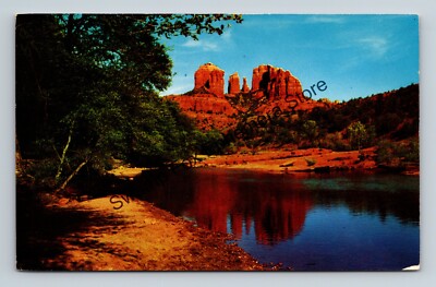 Postcard Oak Creek Canyon Arizona Court House Rock Baldwins Canyon