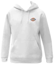 Dickies Embroidered Logo Hoodie - NWT Mens Size Medium White - 46148-N10