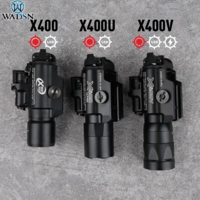 WADSN X400 Surefir X400 Ultra X400V Pistol Flashlight Red Dot/Green Laser Strobe Light