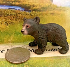 Schleich baby Black Bear Cub/ Toy/ RETIRED WILD ANIMAL/ WILDLIFE DIORAMA NEW!
