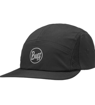 Buff 5 Panel Cap R-Solid Black L/XL *NEU*