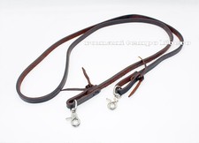 Western Work Reins In Oiled Leather