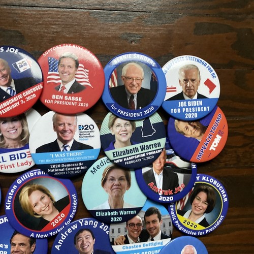 75 different 2020 Joe Biden for President Kamala & hopefuls Button Dealer Lot - Picture 9 of 9