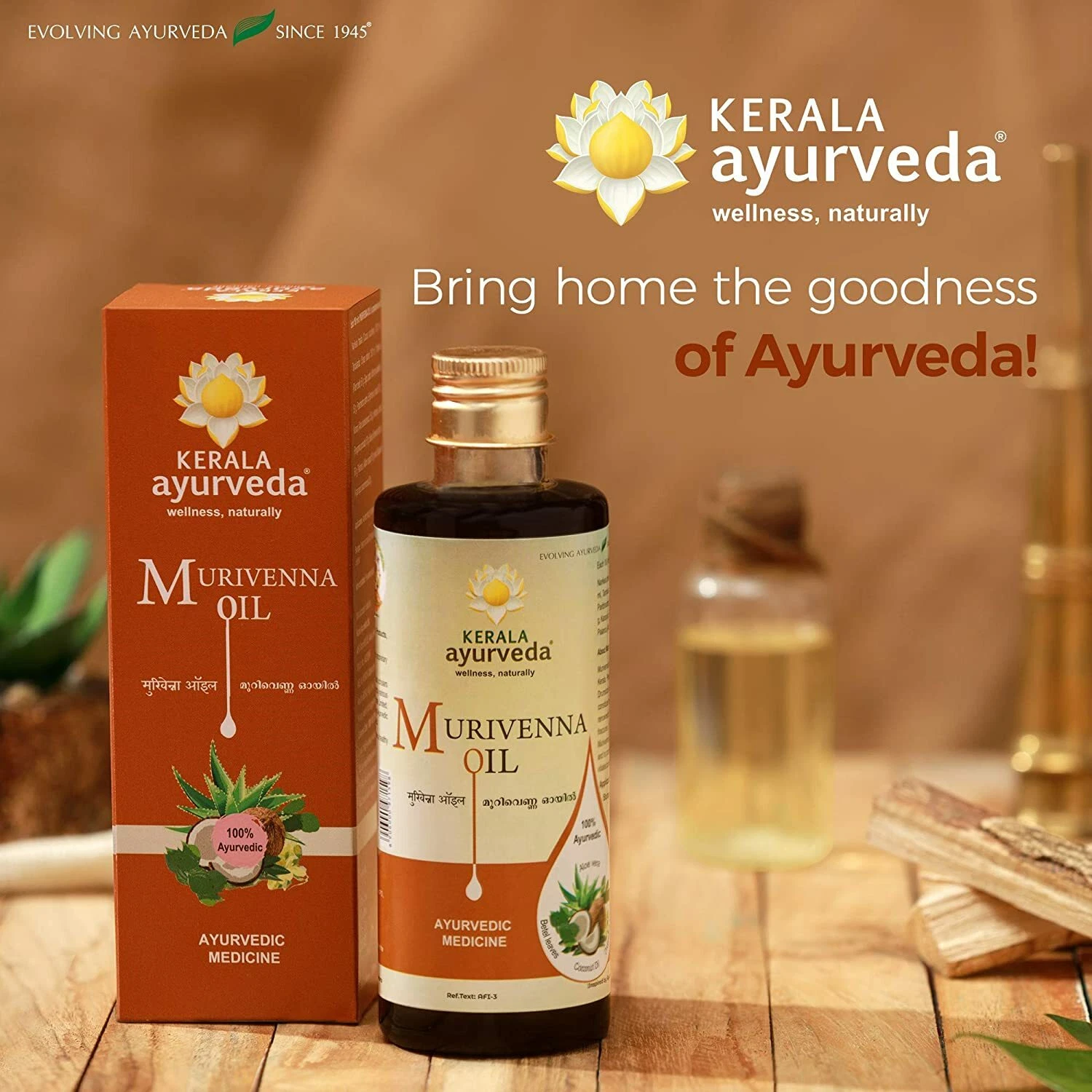 Kerala Ayurveda Murivenna Thailam - 200 Ml Herbal Ayurvedic Oil Tail