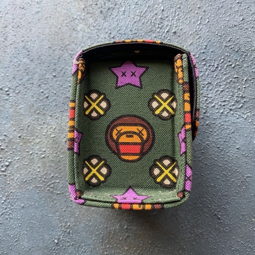 Bape x KAWS BABY MILO Watch A Bathing Ape Storage Box Warranty Brown 2005 JAPAN - Picture 17 of 19