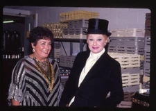 Lucille Ball Candid 1974 wearing Mame equestrian costume Original Transparency