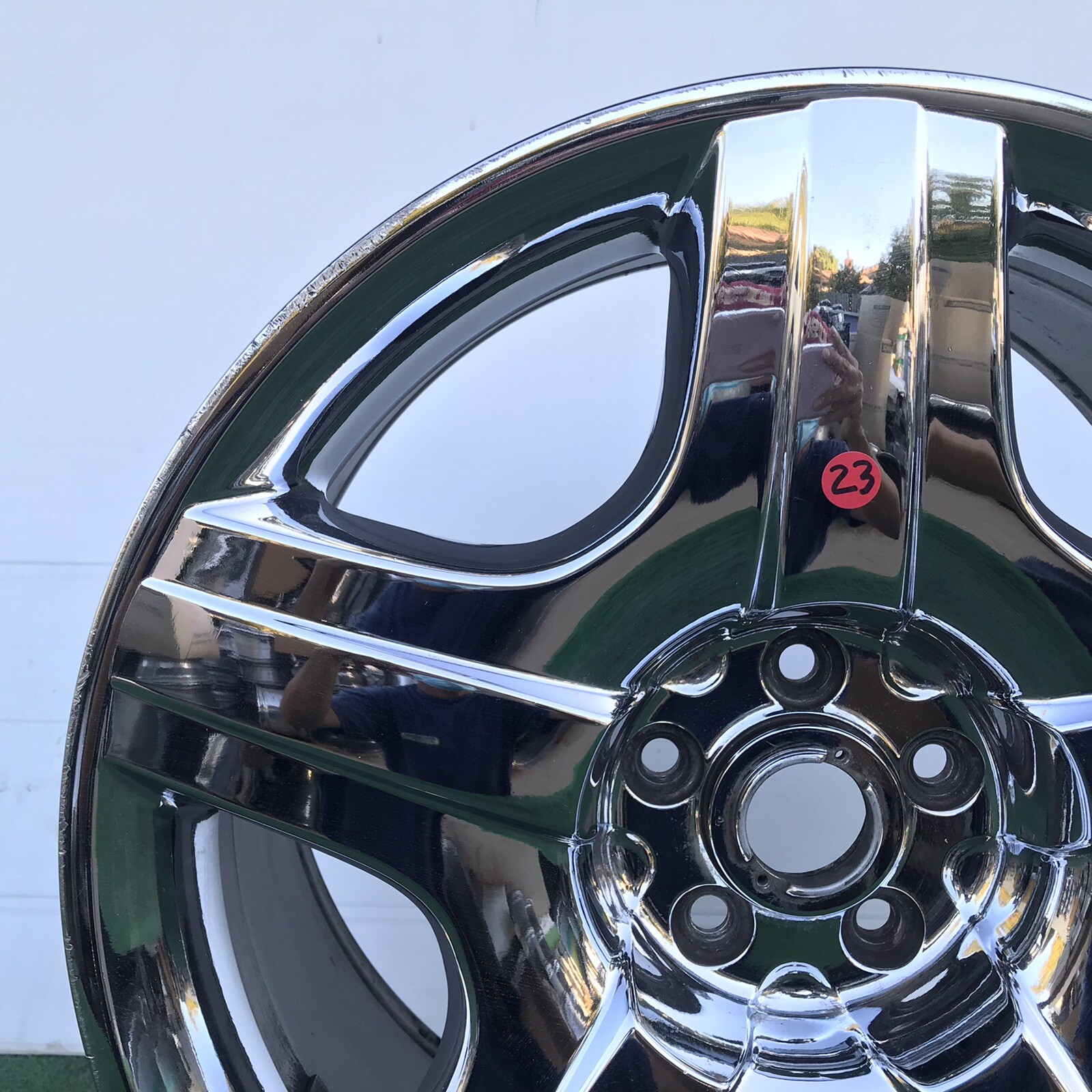 2005-08 BENTLEY CONTINENTAL GT 19" CHROME GENUINE FACTORY OEM WHEEL RIM NO CAP