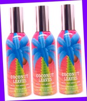 3 Bath & Body Works Coconut Leaves Concentrated Mini Room Spray 1.5 Oz 3 Bath & Body Works Coconut Leaves Concentrated Mini Room Spray 1.5 Oz