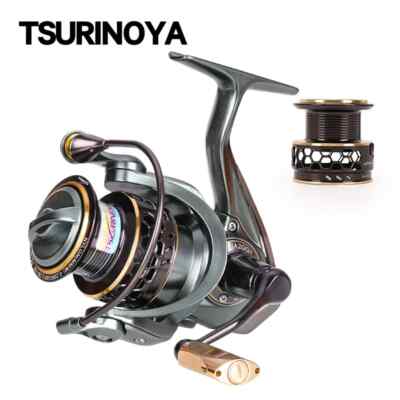 Spinning Fishing Reel JAGUAR 2000 3000 2 Spool 185G 6KG Max Drag Carbo