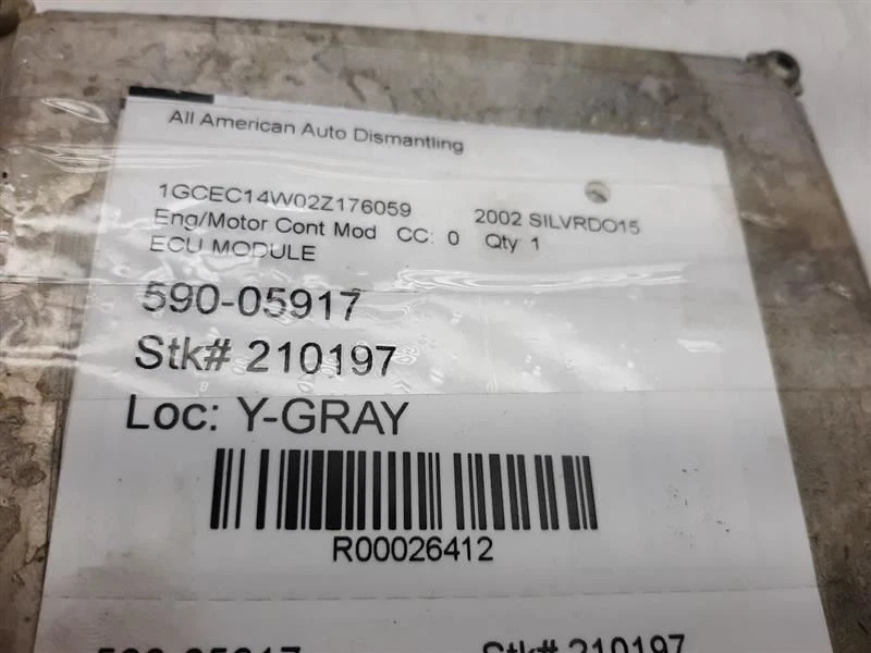 Módulo de control electrónico 4,3 L compatible con Chevrolet Silverado 12200411 2002 Foto 4 de 4