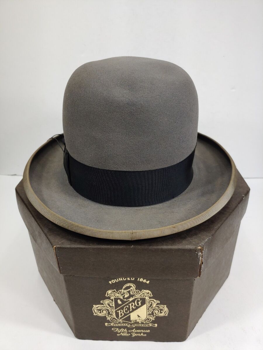 1950s Stetson Royal DeLuxe St. Regis Gray Hat Size - 7 1/8 - Berg New York Box | eBay 1950s Stetson Royal DeLuxe St. Regis Gray Hat Size - 7 1/8 - Berg New York Box | eBay