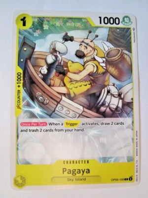 One Piece Pagaya Op05-109 Character Common Near Mint!! | eBay