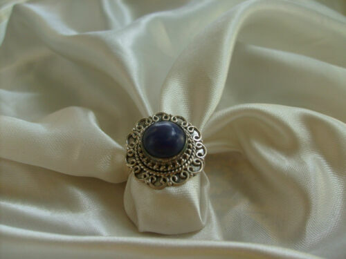 Bague Argent Lapis Lazuli Ovale 14x10mm Ref. 31994