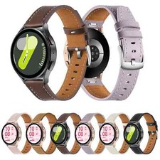 Genuine Leather Strap for Samsung Galaxy Watch 7 6 5 4 40mm 44mm 6 Classic 43mm