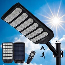 Solar 3000 Watts LED Light 800000 LM Driveway, Patio, Garden, Tennis Court 