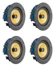 4 Pack - TDX 8" 2-Way Ceiling Wall Home Theater Speaker Flush Mount White New