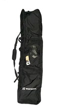 Winterial Rolling Double Ski Bag Travel Bag with 5 Storage Compartments and Rein