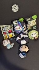 Beetlejuice 2 - Lot Of 4 - Sandworm Plush And Plush Bag Clips