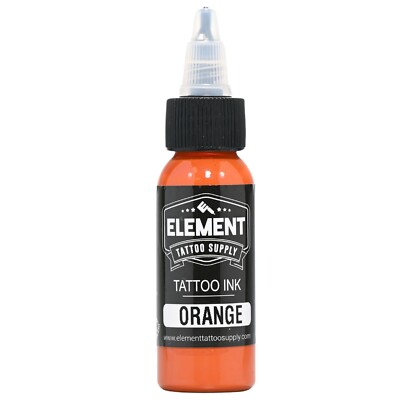 Orange Color Tattoo Ink 1oz Professional Color Pigment Element Tattoo Supply