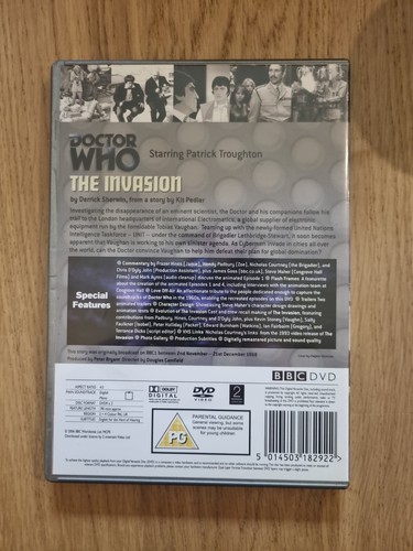 Doctor Who: The Invasion DVD: Patrick Troughton, Jamie, Zoe, Cybermen, Brigadier - Picture 2 of 6