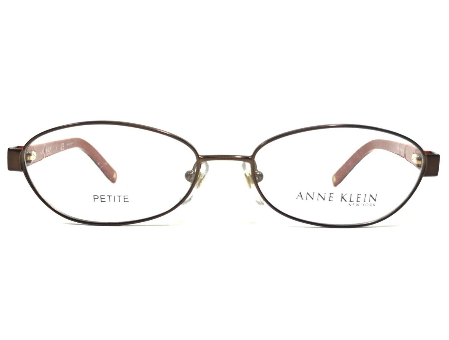 Оправа для очков Anne Klein AK9105 542 Коричнево-оранжево-золотая Овальная проволока 49-15-135