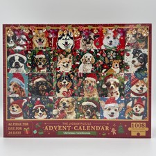 Christmas Dogs Advent Calendar Jigsaw Puzzle 1008 Pc 24 Day Countdown New Sealed