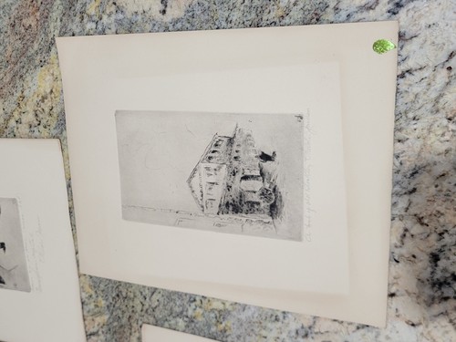(5) Chevalier Jackson Print Lot Etchings/prints #2 Signed Rare - Picture 13 of 14