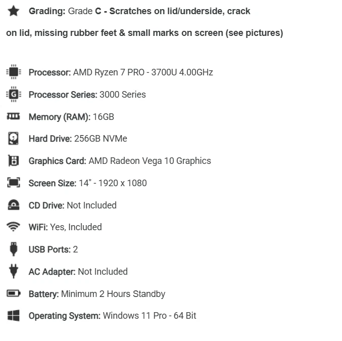 Lenovo ThinkPad T495s · Ryzen 7 PRO 3700U · 16GB · 256GB, photo 2 of 5