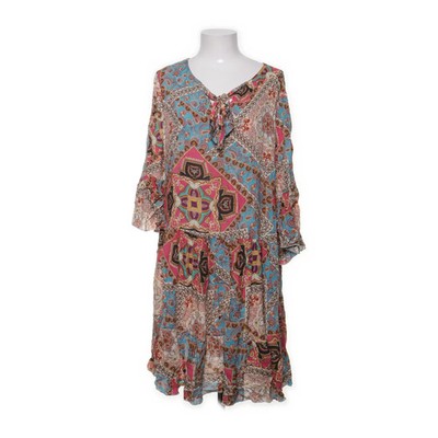 Simplicity New York, Kleid, Größe: L, Mehrfarbig, Viskose, Medaillon, Damen #6qY