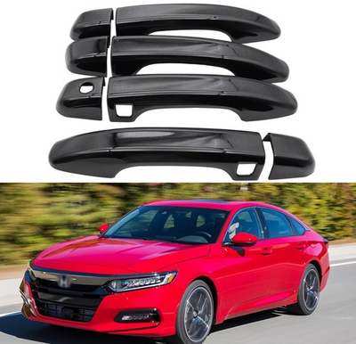 #ad #ad 4x Gloss Black Exterior Door Handle Cover For Honda Accord 2018 2022 Accessories $17.09