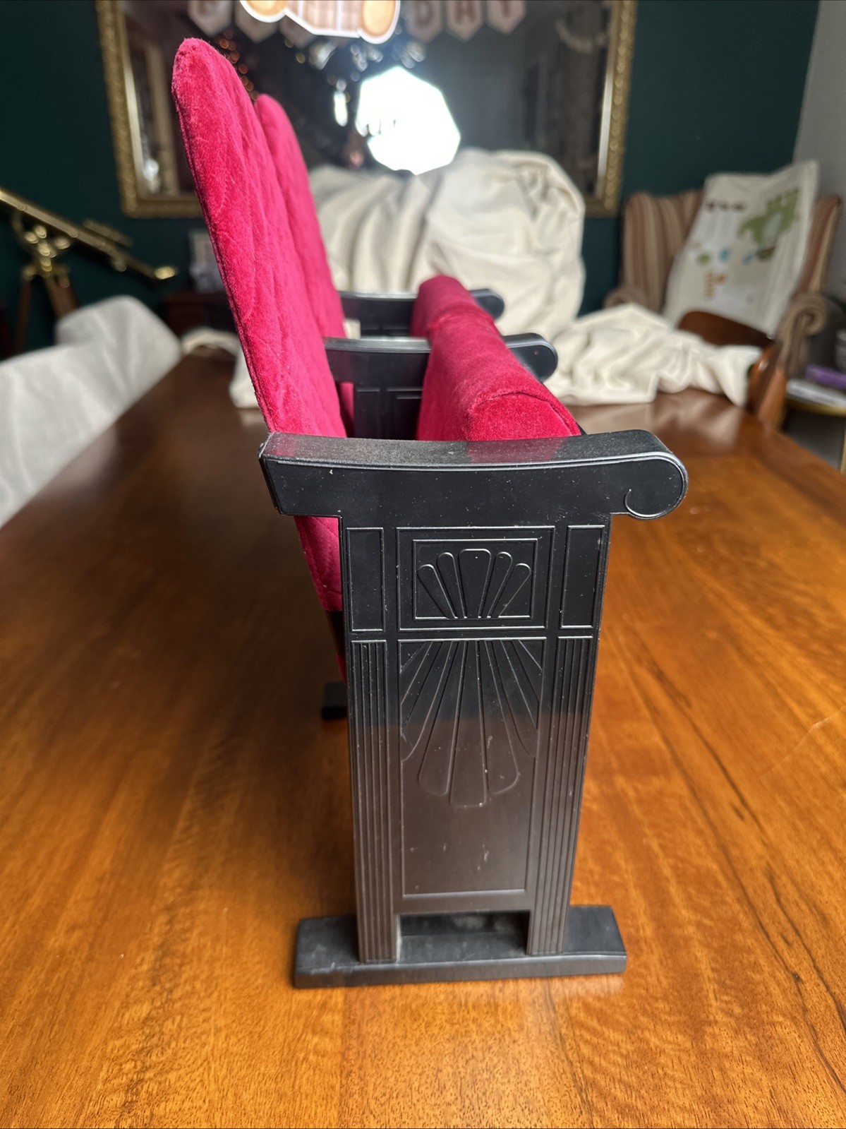 American Girl  18” Doll Cinema Movie Theater Seats Red Velvet Retired