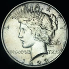 1923-D $1 Peace Dollar BU - 24389