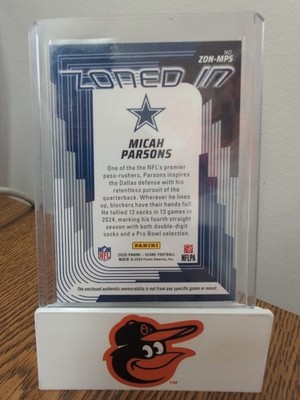 2025 Score Football ZONED In 🔥Micah Parsons Jersey Relic Patch