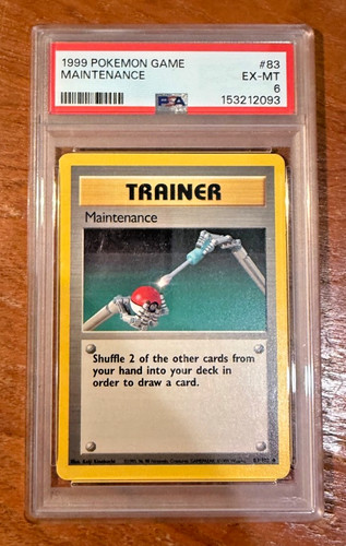 Maintenance graded PSA 6 for sale on eBay