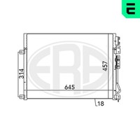 ERA Kondensator Klimaanlage 667028 FüR Jeep Cherokee 3 WH WK Commander XK XH VAN