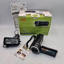 JVC Everio GZ-E15BEK Handheld High Definition HDD Camcorder Black Tested Boxed