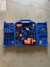 Hurricane 71 Pc Pneumatic Air Tool Kit Impact Wrench Ratchet Chisel Grinder Case