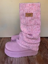 UGG Classic Mini Dipper Leg warmer Pink Dawn ...