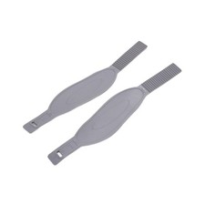 2x Bicicleta de Ejercicio Pedal Correa Ciclismo Gimnasio Ciclismo Máquina Hogar Gris Accesorios