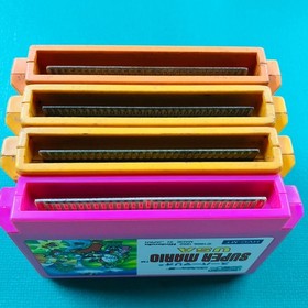 [Set of 4 cassettes only] Famicom Mario Brothers Super Mario Brothers Super